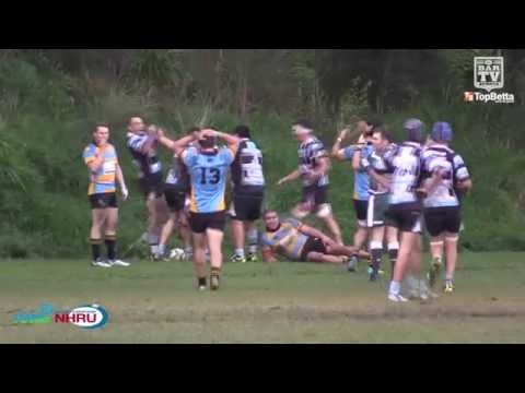 2016 NHRU Round 9 Premier 1 Highlights - Nelson Bay Gropers v Southern Beaches