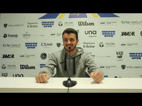 Conferência de Imprensa Fábio Coelho — 1RQ Indoor Oeiras Open 2 2023