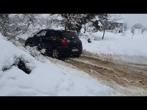Suzuki Swift 4x4 kar performansı