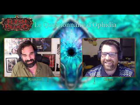 Flesh and Blood : The Ophidia Questionnaire - Glenn Van Roey (Belgian Champion)