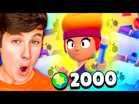 I SPENT 2000 GEMS to FIND the NEW LEGENDARY BRAWLER AMBER!! *Box opening*