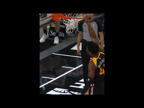 Donavan Mitchell Stare down to Bam Adebayo after he's one handed jam!!