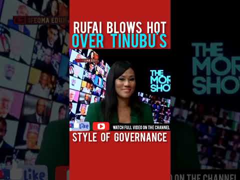 RUFAI OF ARISE TV TELL TINUBU THE THRUTH TO HIS FACE #shorts