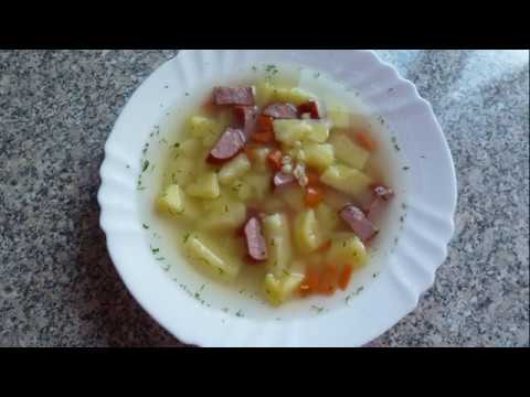 Schnelle Suppe mit Kabanossi