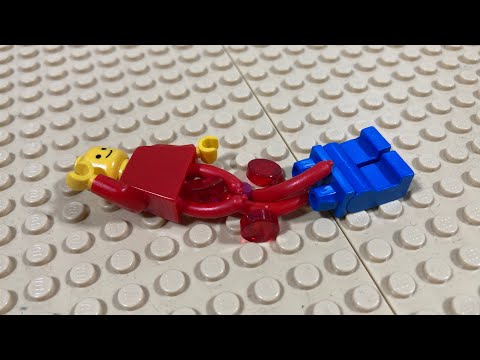 Lego man gets really hurt
