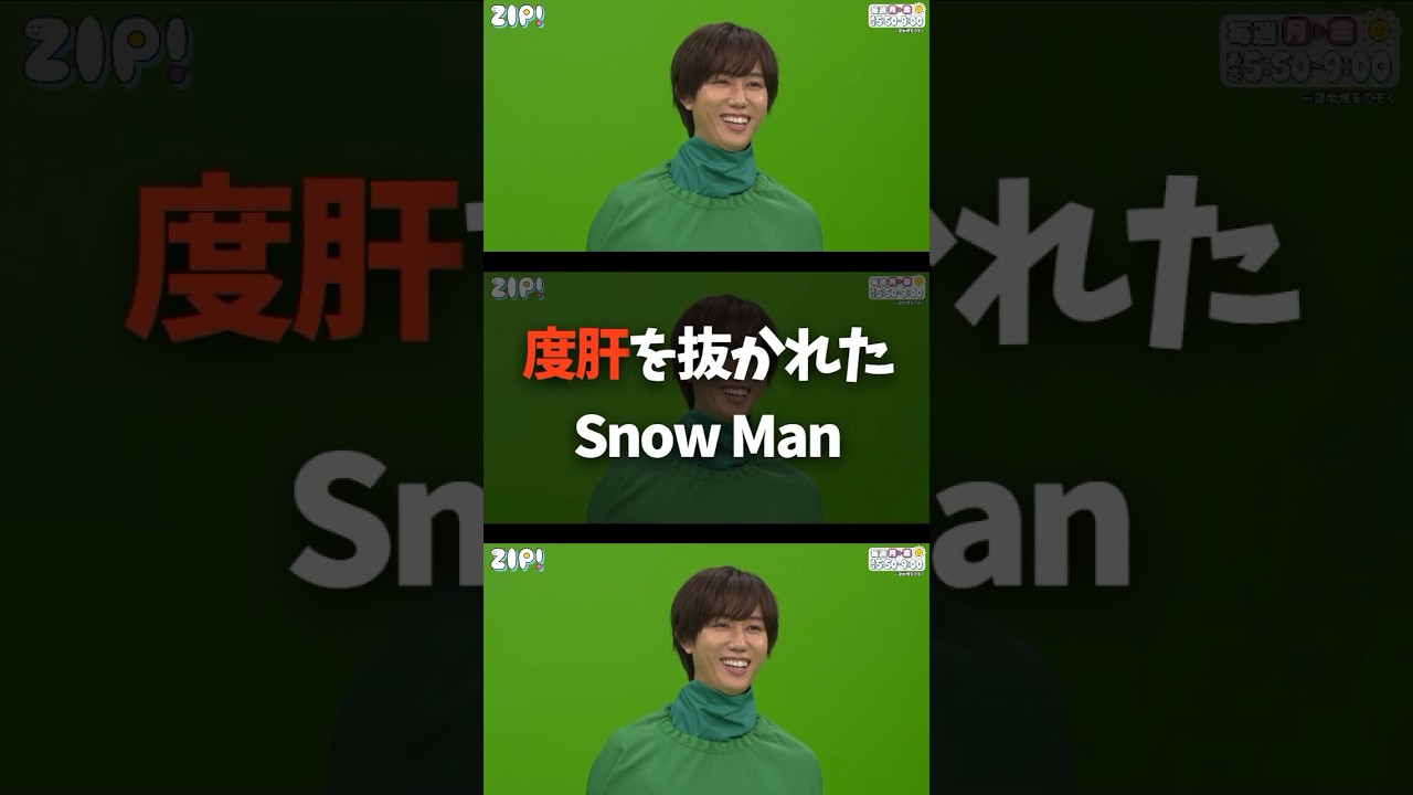 度肝を抜かれたスノーマン #snowman