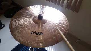 Video thumbnail for Paiste Thin Crash série Alpha 18" by Weslei Martins Pereira