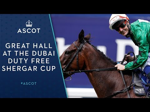 Great Hall wins the the Dubai Duty Free Shergar Cup Challenge