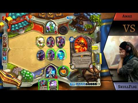 DHB 14 NESCAFE HearthStone - AMAZ vs  SKULLFLIGHT (interview with AMAZ)