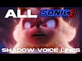 All Sonic 3 Shadow Voice Lines Keanu Reeves