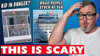 Photo Shows Kid Close to Falling from Cruise Ship