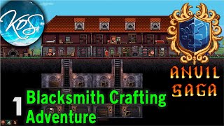 Anvil Saga 1 - CARRYING ON THE FAMILY LEGACY - (Crafting &amp; Selling Sim) First Look, Let's Play