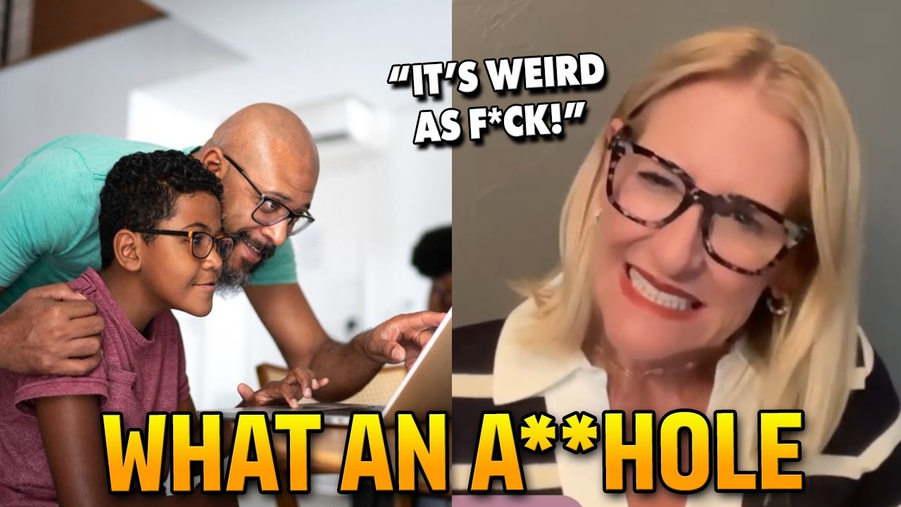 Deranged leftist hag can't fathom why parents would want to spend "all day" with their kids
