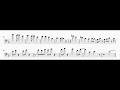 Billie’s Bounce - JJ Johnson Trombone Solo Transcription