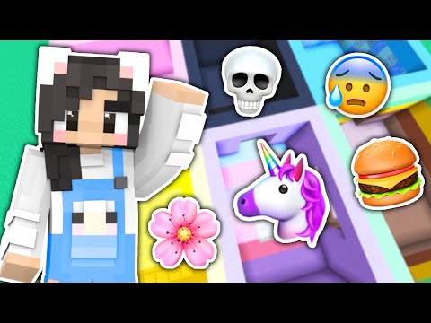 ????Minecraft BUT Every Room is a Different EMOJI