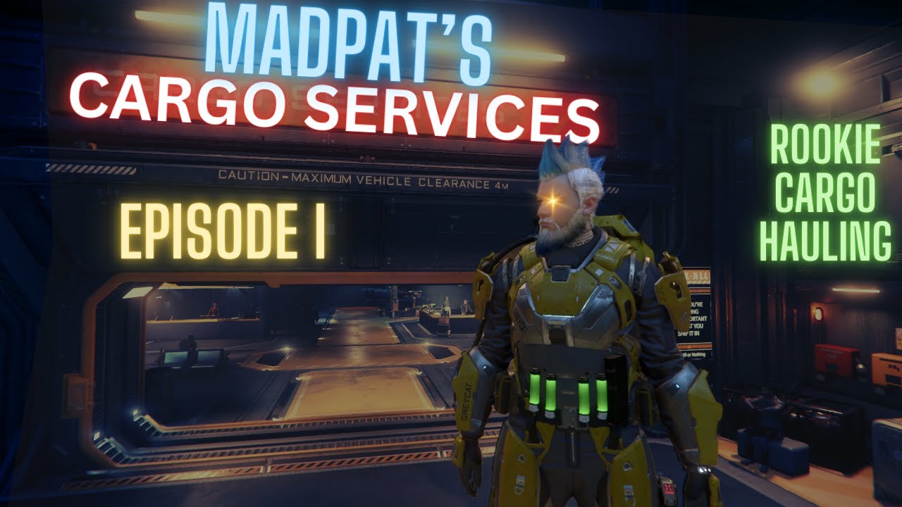 STAR CITIZEN 3.24.2 - MadPat's Cargo Services Ep. 1 - Rookie Cargo Hauling (starter ship)
