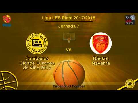 Cambados CEV 2017 99 - 89 Básket Navarra. LEB Plata 17/18. J7
