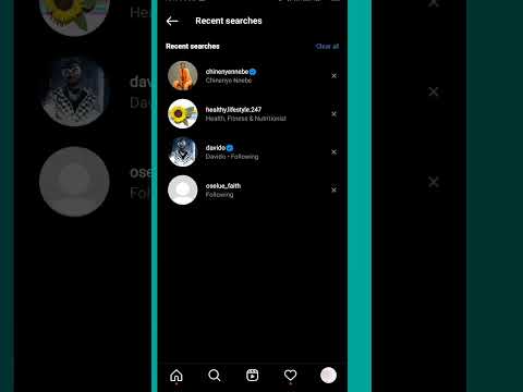 How To Clear Search Suggestions On Instagram #shorts