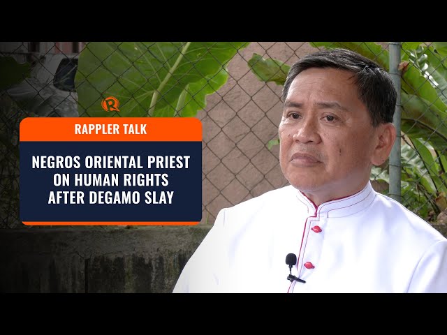 Rappler Talk: Negros Oriental priest on human rights after Degamo slay