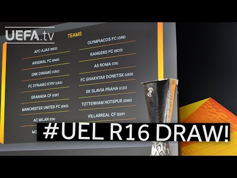 2020/21 UEFA Europa League Round of 16 draw