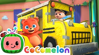 Wheels on the Bus (Music Video) | NEW 🚌 CoComelon Animal Time