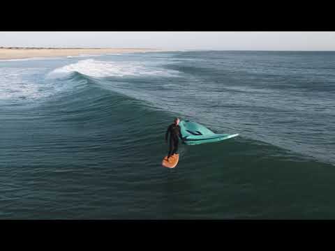 WINGFOILING wave session in EPIC cross-offshore conditions!
