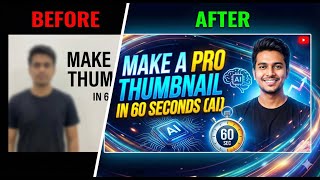 Make a PRO Thumbnail in 60 Seconds (AI Tutorial)