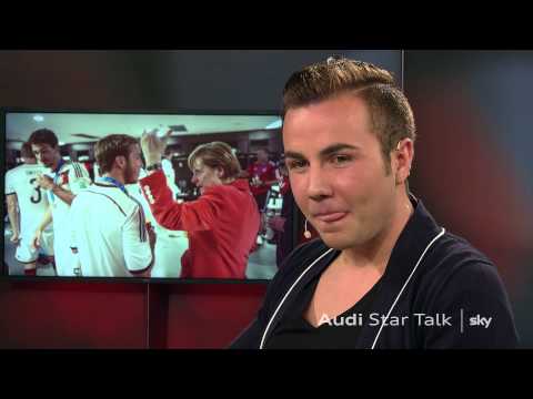 Mario Götze über Angela Merkel's Kabinenbesuch