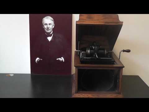 Edison blue amberol cylinder 4954 - The Prisoner's Song by Vernon Dalhart & Co