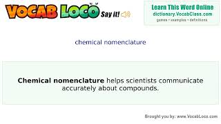 Video thumbnail for chemical nomenclature