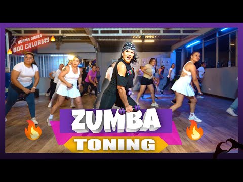 Zumba TONING Clase Completa🔥 bajar de peso