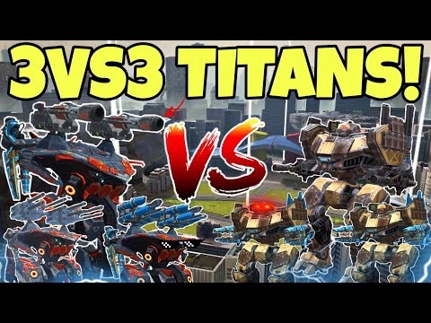 🔥 3VS3 AO MING VS KID TITAN SKIRMISH CONCEPT! || WAR ROBOTS! TITAN FIGHT! ||