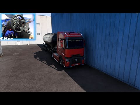 ETS 2 Iberia gameplay with the New Renault Range T [Steering Wheel + Shifter]