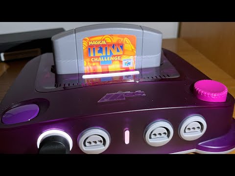 Magical Tetris Challenge N64 gameplay. 