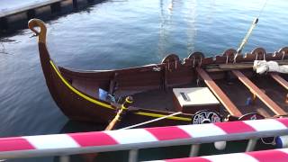 Lerwick Harbour - Shetland Islands - Dim Riv replica Viking boat