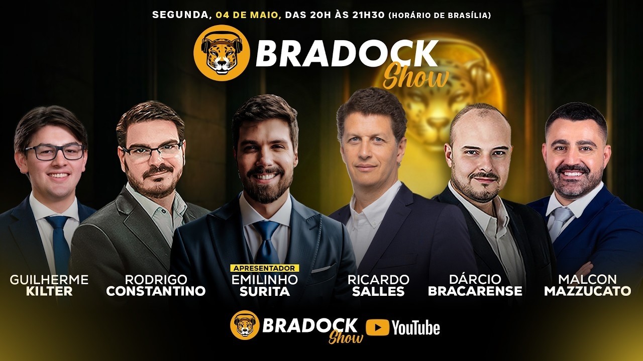 Bradock Show 04/05/26 - SALLES, EMILINHO, CONSTA, Dárcio , Malcon Mazzucato e Guilherme Kilter