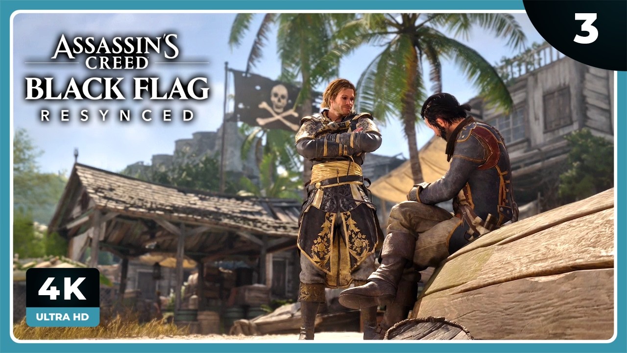 ACBF #3 | NASAU y MEJORAS DEL BARCO | ASSASSIN'S CREED BLACK FLAG RESYNCED Gameplay Español