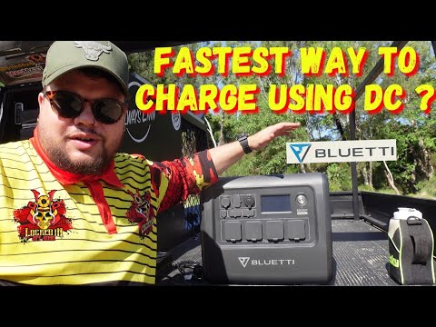 FASTER WAY TO CHARGE PORTABLE POWER STATION USING DC TO AC INVETER IN YOUR VEHICLE  BLUETTI EB200P