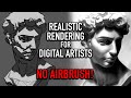 Art Tutorial REALISTIC RENDERING PAINT WITHOUT AIRBRUSH