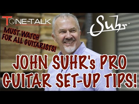 A MUST WATCH! Learn to Set-up your Guitar with John Suhr's Pro Set-up Tips!