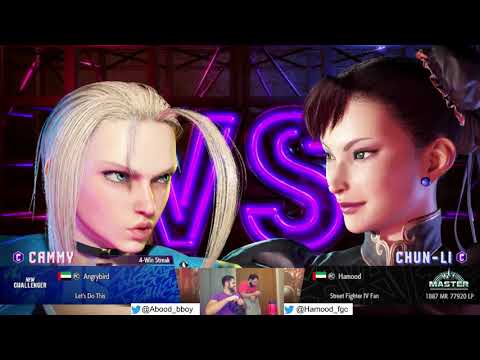 Hamood (Chun li ) vs EVO Champ Angry Bird ( Cammy ) Casual - FT5