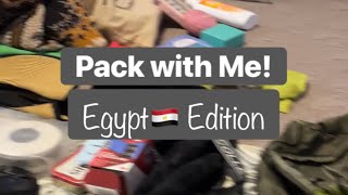 Pack with me: My First Trip to Egypt!