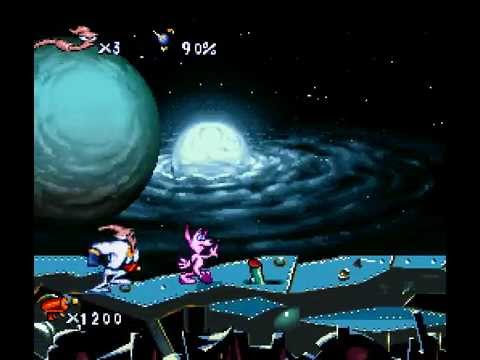 SNES Longplay [190] Earthworm Jim