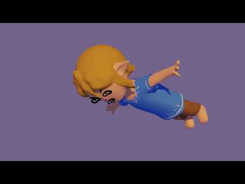 When you run out of stamina on a paraglider(loz)