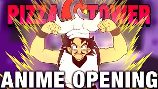 Cover art for (Full) I remixed Pizza Time into a CURSED anime opening Pizza Tower Cover