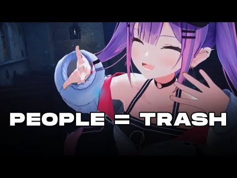 "People are like trash!" / Tokoyami Towa 3D
