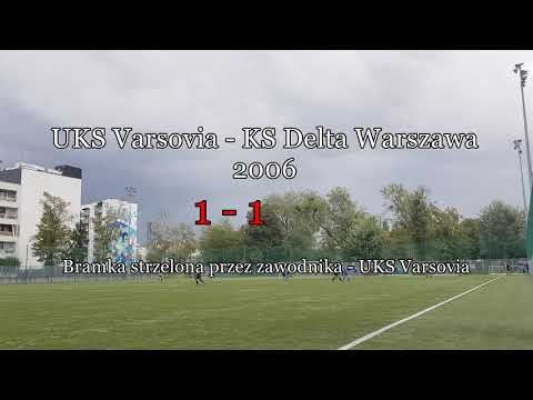 4 X 2020 r.  UKS Varsovia - KS Delta Warszawa, bramka strzelona przez zawodnika UKS Varsovia (2006)