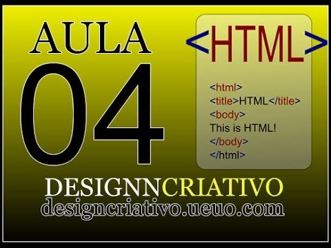 Curso Básico de HTML Aula 04 - Professor Pierro
