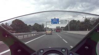 preview picture of video '6000 kms ninja 250r germany trip madrid'
