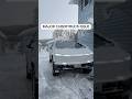 Driving A Cybertruck in the Snow Can Be Dangerous #cybertruck #tesla #teslamodel